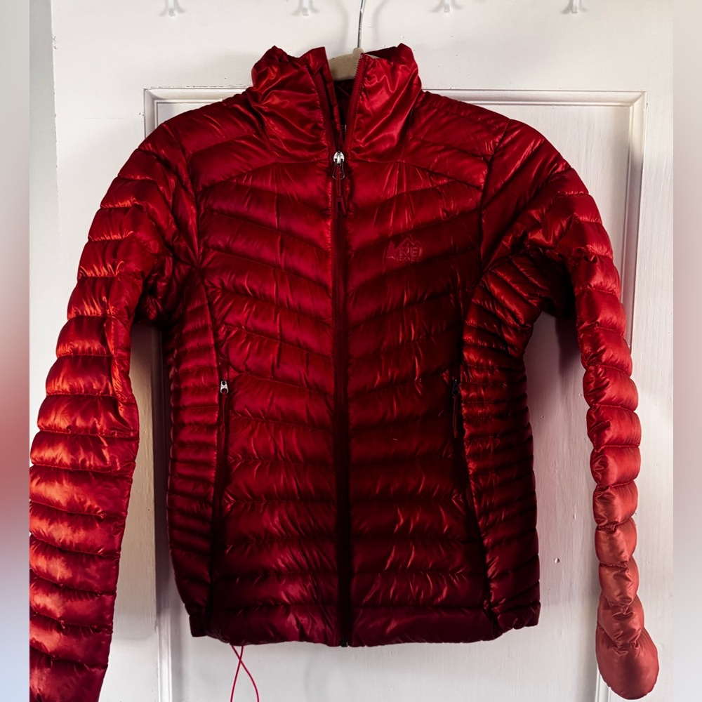 Red REI Puffer Jacket